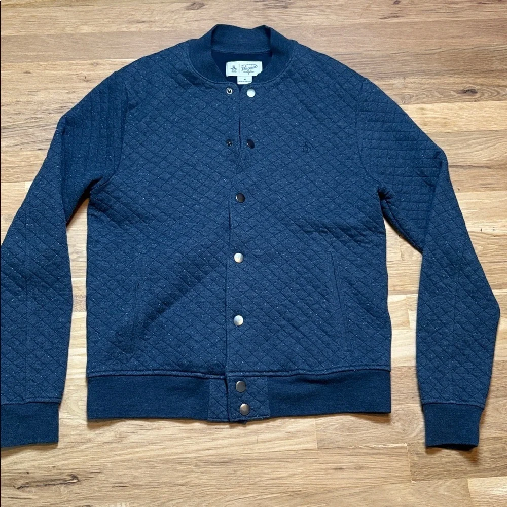 Original Penguin Dark Blue Button Up Cardigan Men’s M